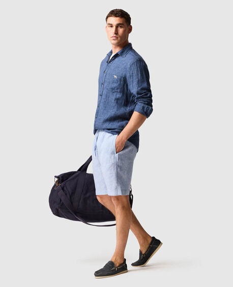 Linen 9" Resort Short, DENIM