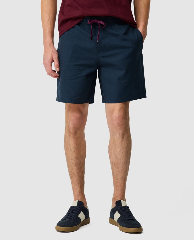 Gunn 7" Resort Short, NAVY, Front