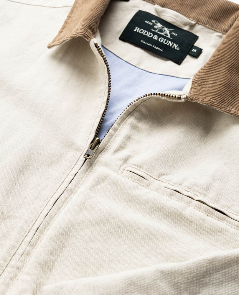 Austin East Jacket, CREAM, Detail 2