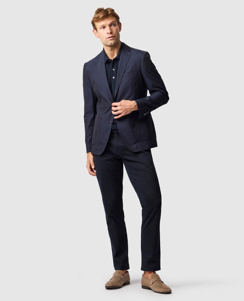 St Arnaud Sports Fit Jacket, MIDNIGHT, Off Front
