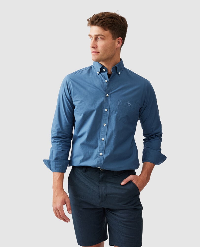 Hendrick Sports Fit Shirt, BLUEJAY, Front