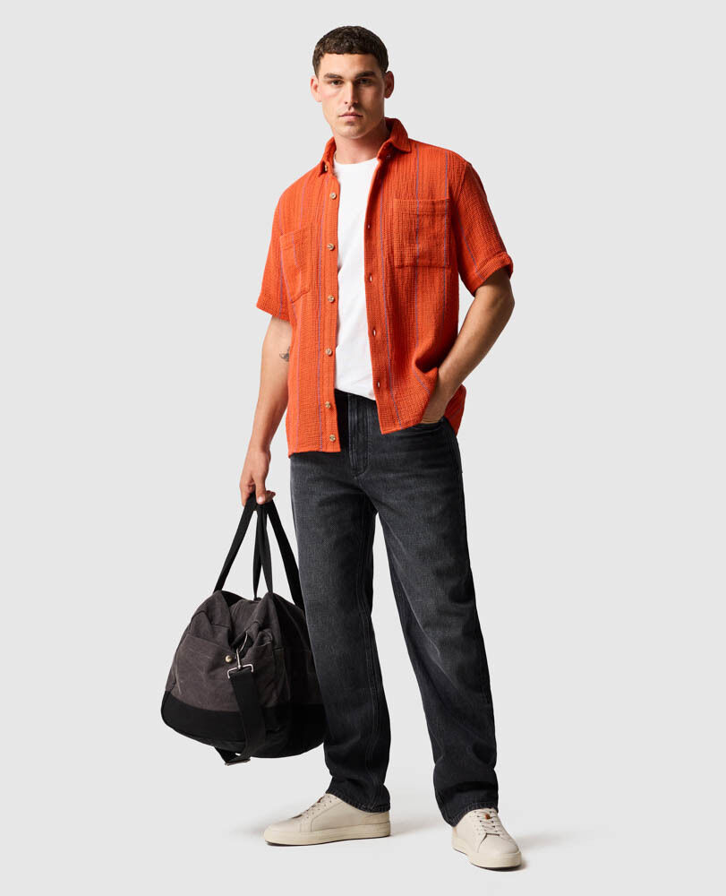 Chemise Point Break, TANGERINE, Off Front