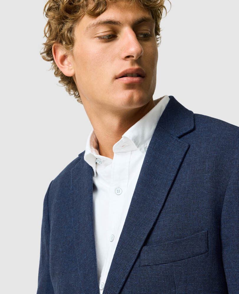 Willow Flat Sports Fit Jacket, INDIGO, Detail 3