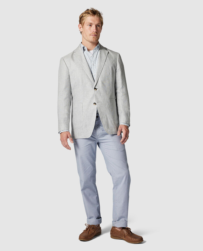 Cove Road Jacket, Grey, Off Front