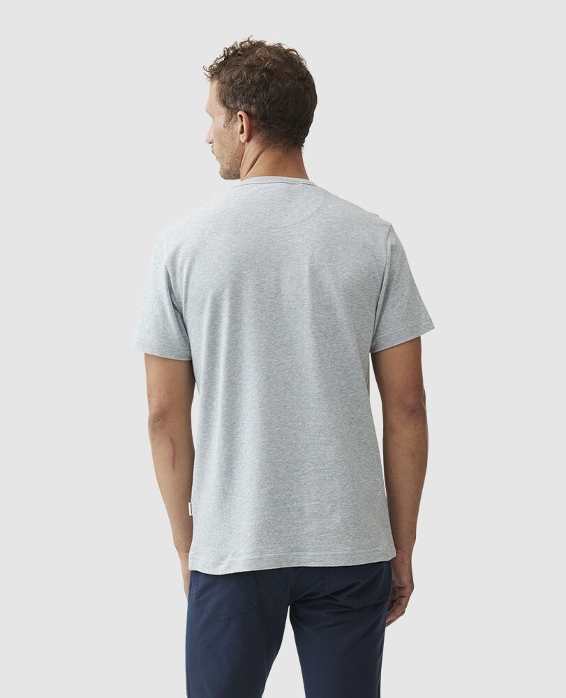 Fairfield Sports Fit T-Shirt , ASH, Back