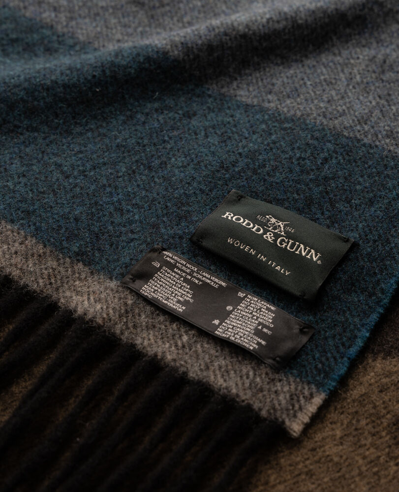 Frankton Stripe Scarf, Tdm Denim, Back