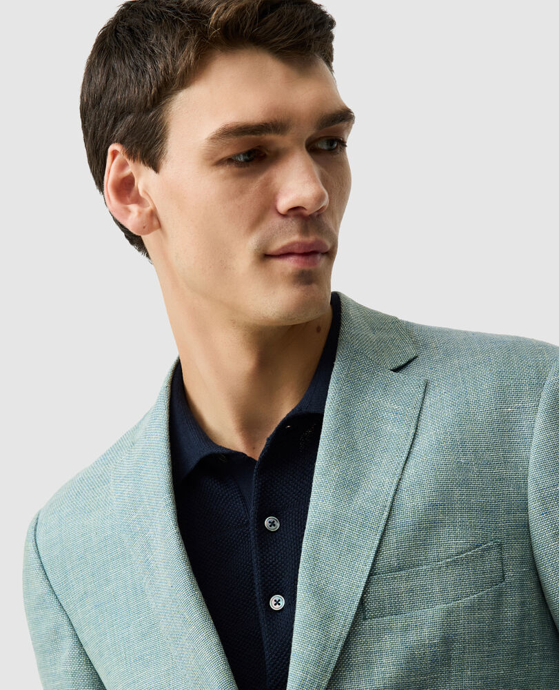 The Cascades Sports Fit Jacket, AQUAMARINE, Detail 3