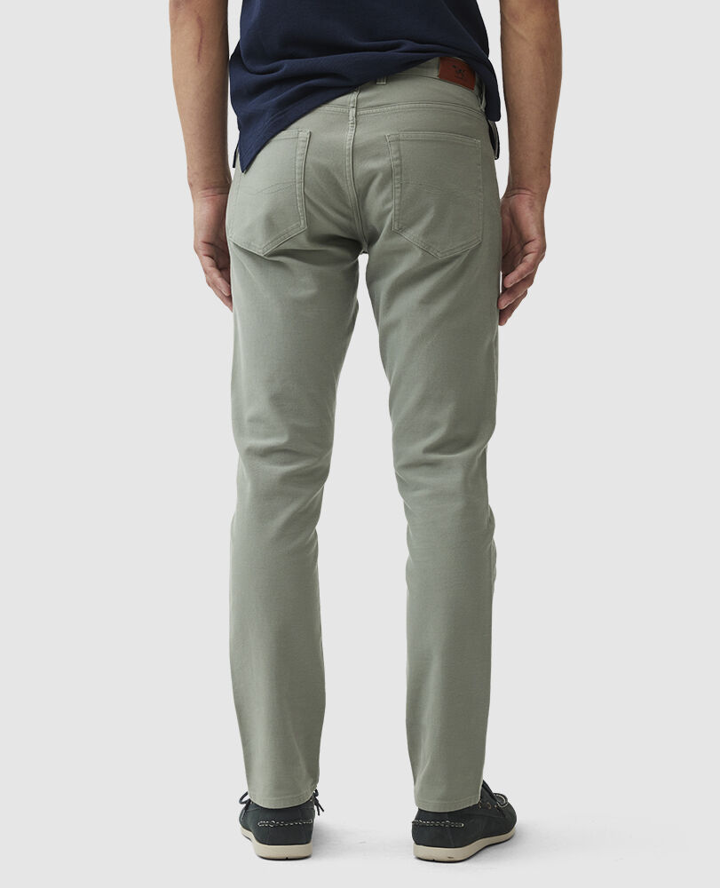 Jeans Motion 2 mit geradem Bein, SALBEI, Back