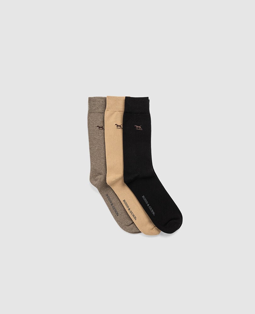 Three On A Tree Socks, ASSORTED, Back