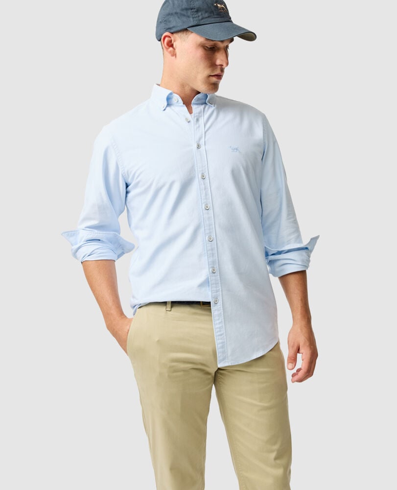 Pantalon chino droit thomas road, NATUREL