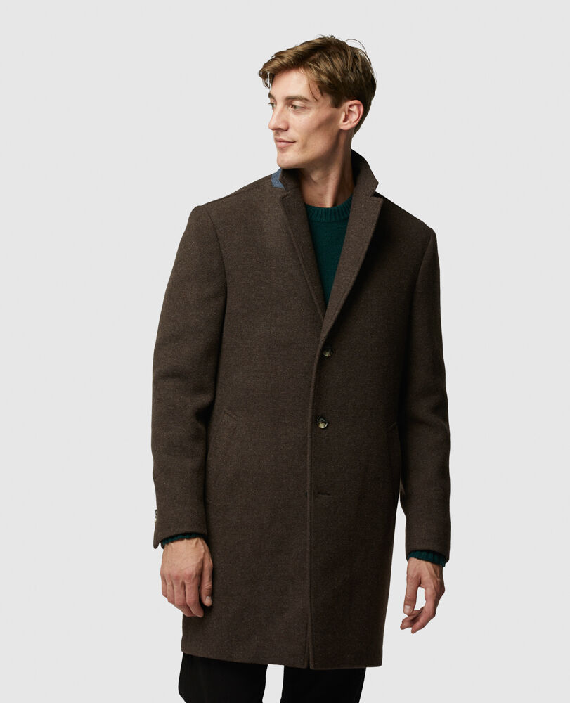 Manteau Clarendon, NOIX, Front