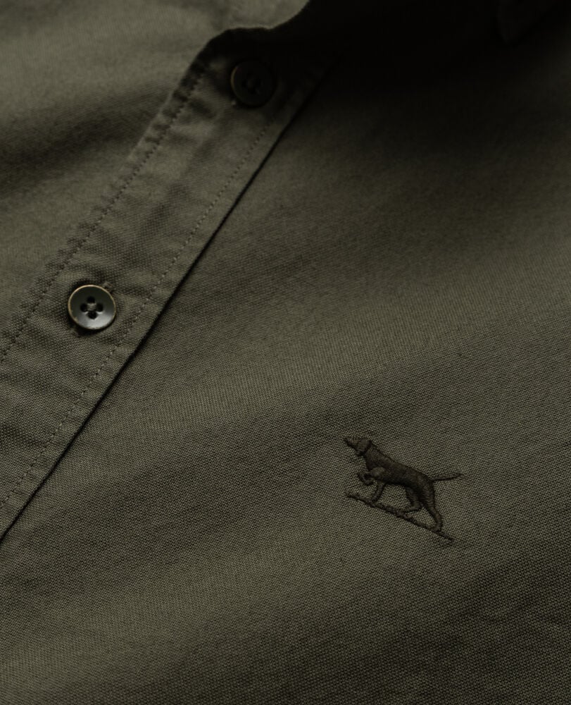 Gunn Oxford Pd Sports Fit Shirt, FOREST, Detail 2