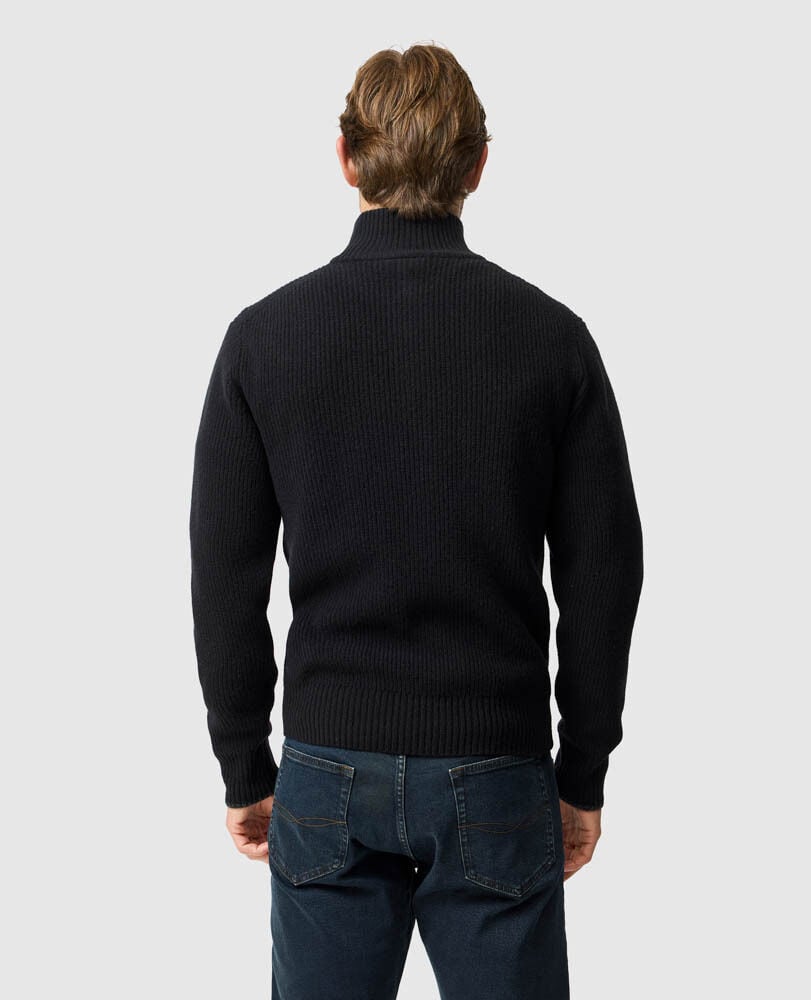 Robbies Road Knit, NOIR, Back