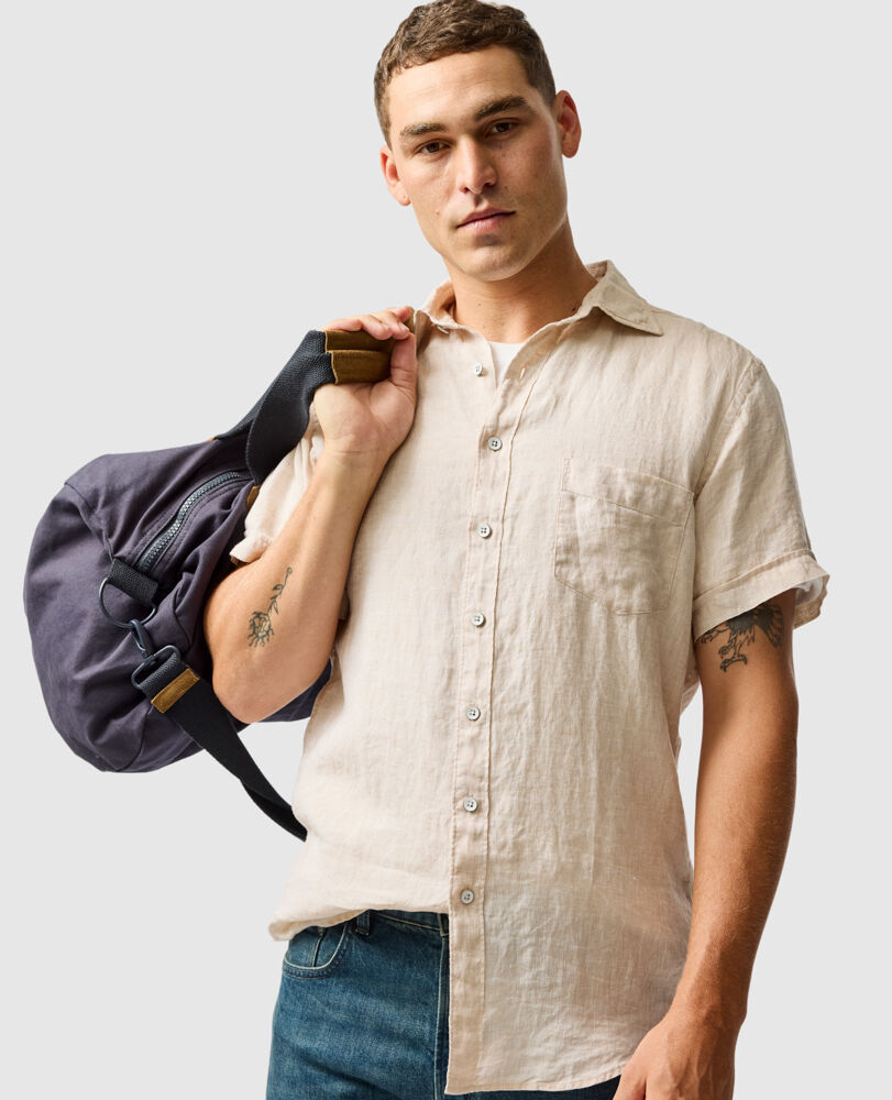 Chemise coupe sportive Palm Beach, NATUREL, Flat Lay