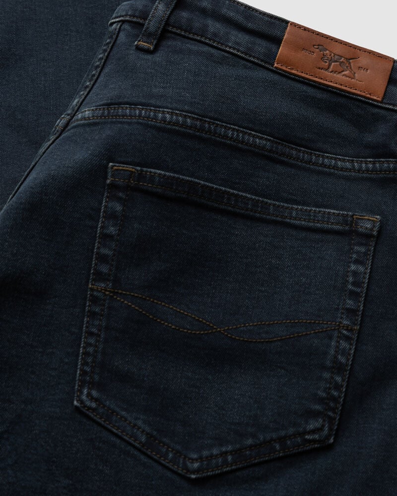 Linden Relaxed Fit Italian Denim, BLUE BLACK, Detail 2
