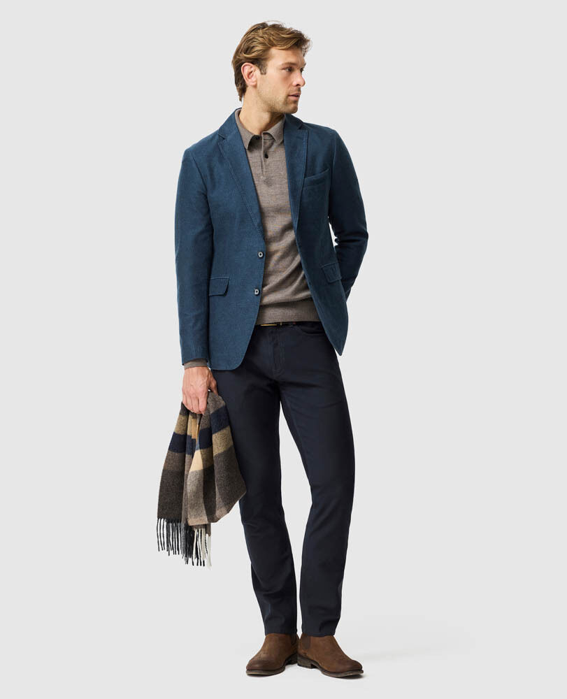 Smyth Creek Sports Fit Jacket, MIDNIGHT, Off Front