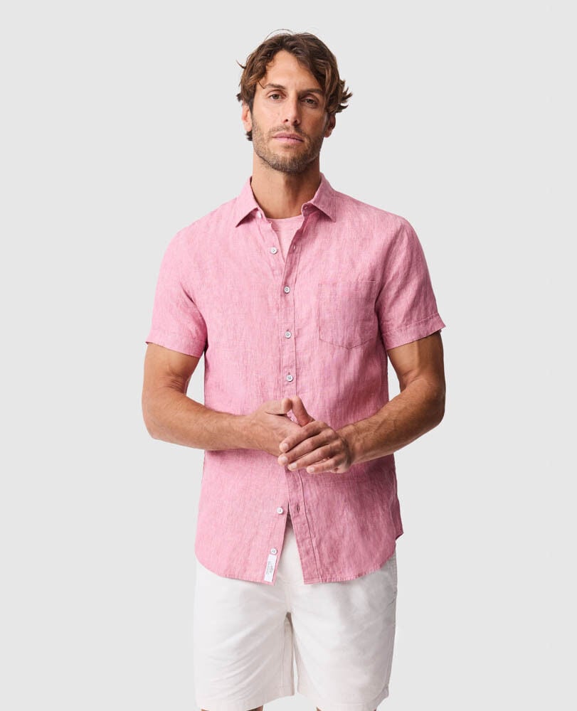 Palm Beach Sports Fit Shirt, ORCHID, Front