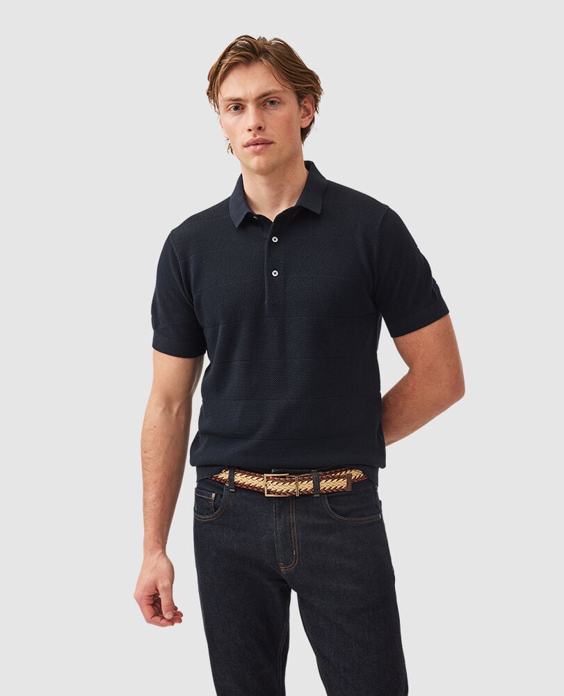 Masons Flat Knit, MIDNIGHT, Front