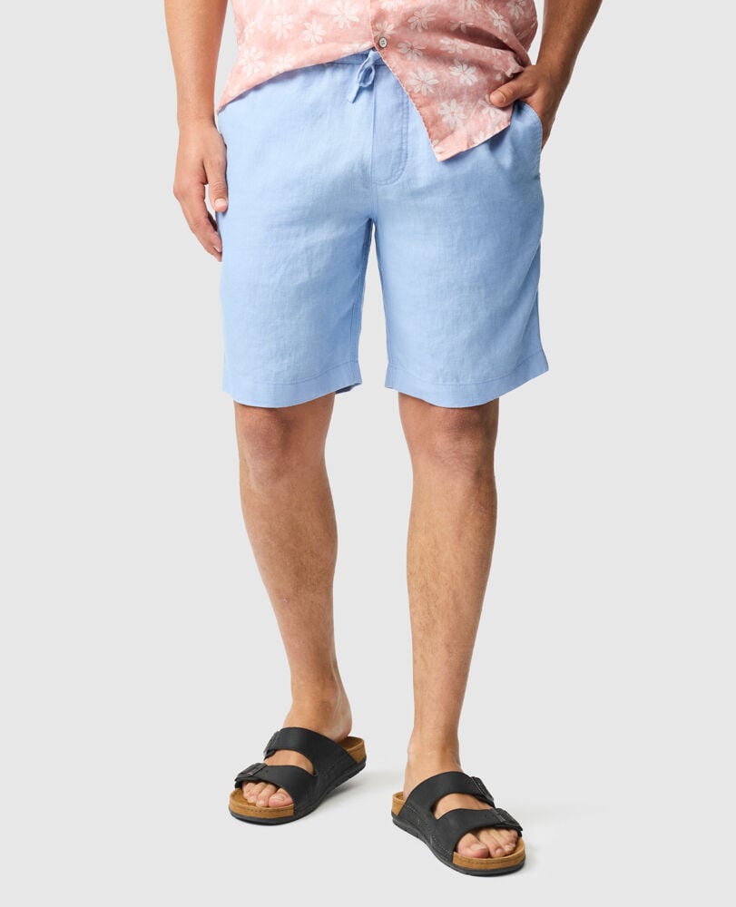 Linen 9" Resort Short, CHAMBRAY, Front