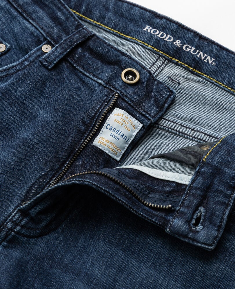 Owaka Straight Italian Denim, TRUE BLUE