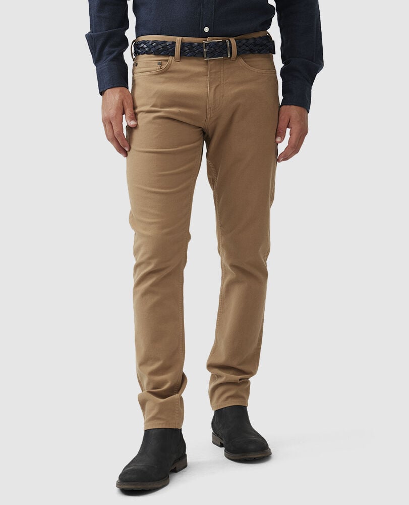 Motion 2 Straight Jean, CAMEL, Front