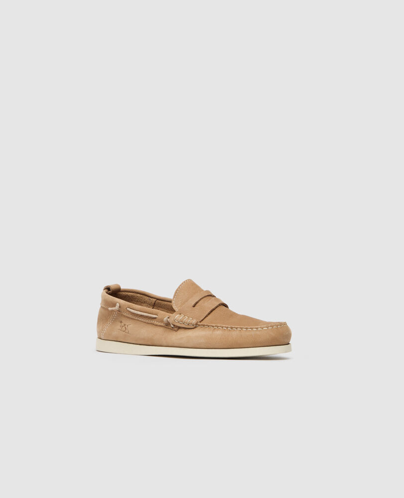 Victoria Loafer, BRUN, Off Front