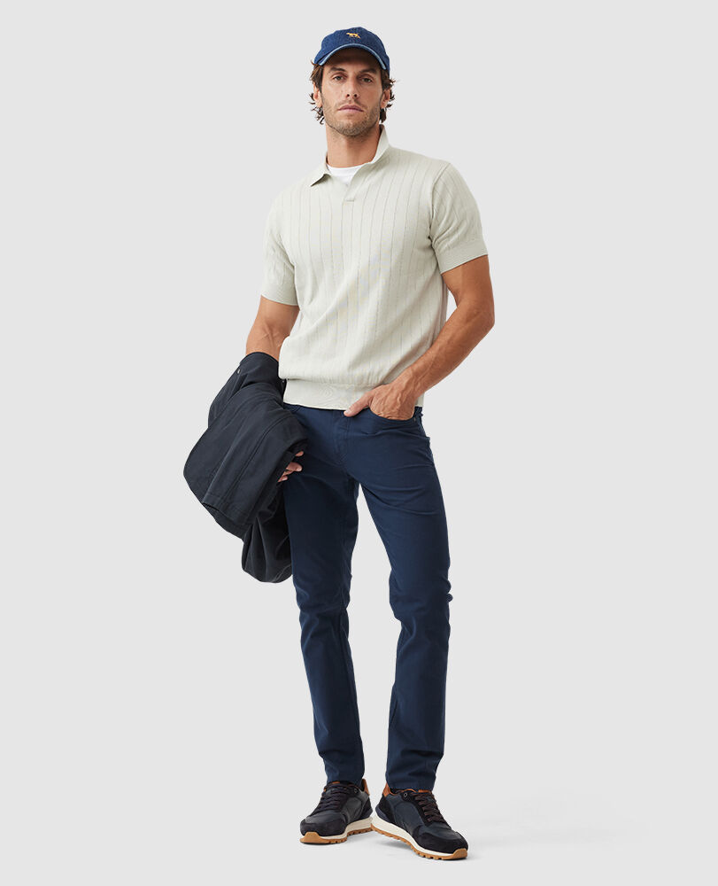 Freys Crescent Knit, STONE, Off Front