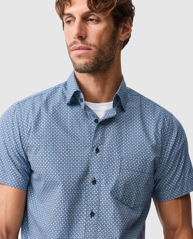 Chartwell Sports Fit Shirt, NAVY, Detail 3