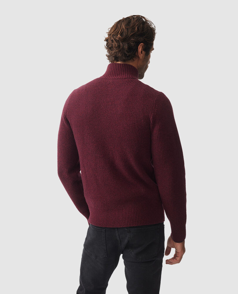 Robbies Road Knit, BERRY, Back