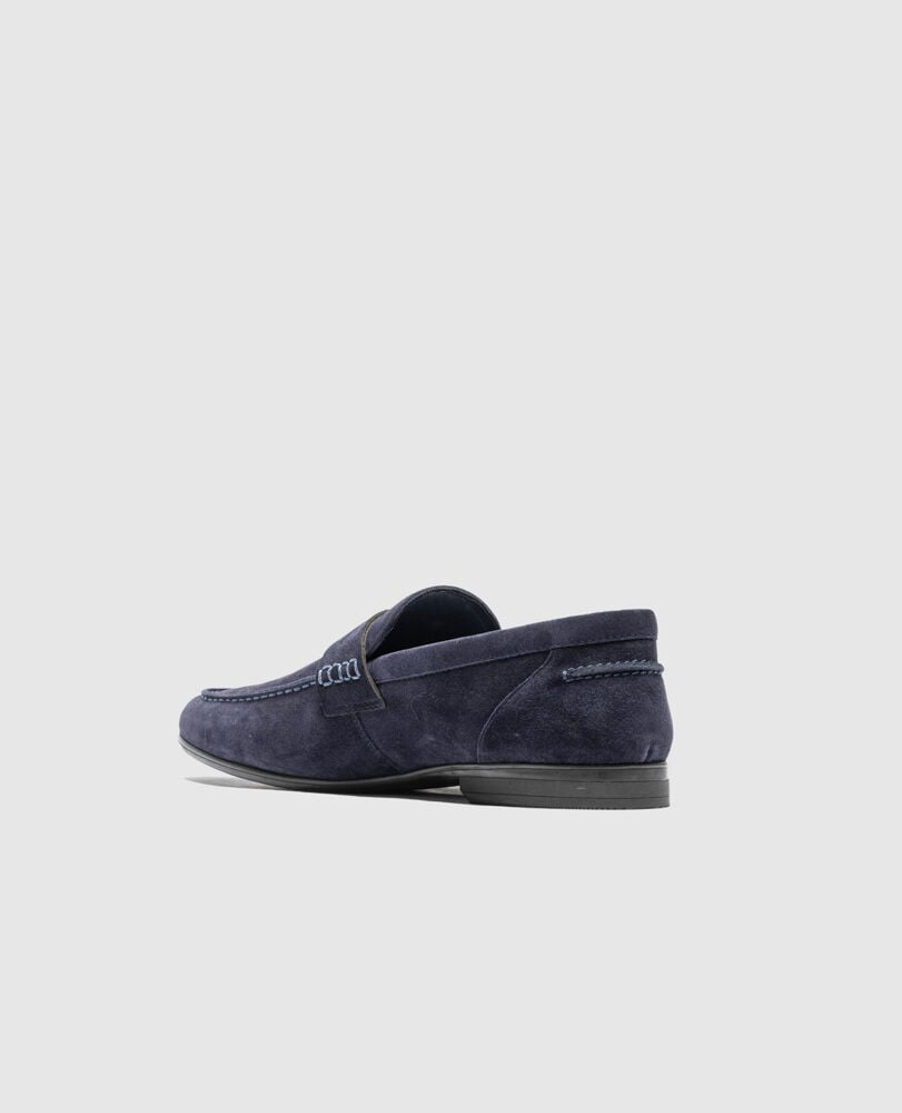 St James Loafer, NAVY, Flat Lay