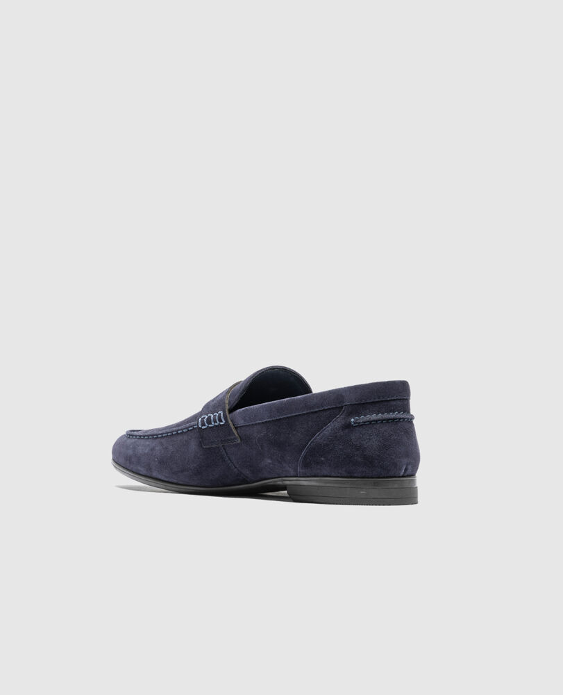 St James Loafer, NAVY, Flat Lay