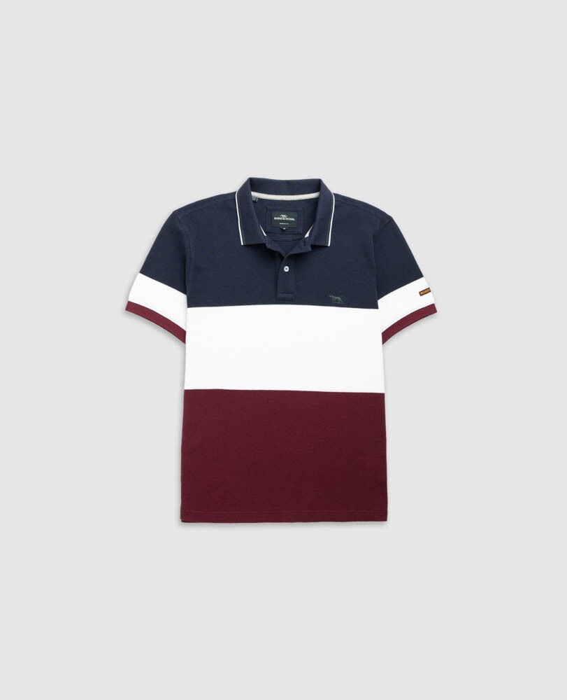 Homebay Sports Fit Polo, OXBLOOD, Flat Lay