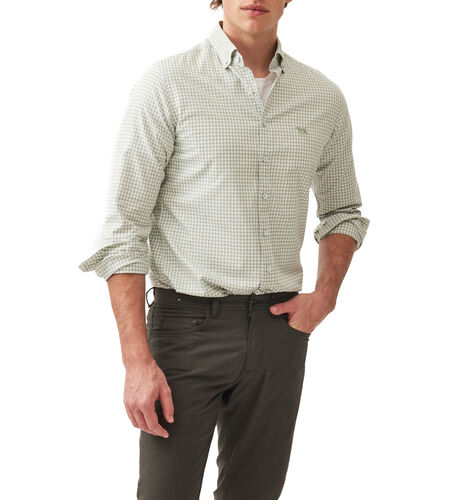 Oxford Bayshore Gingham Shirt, SAGE