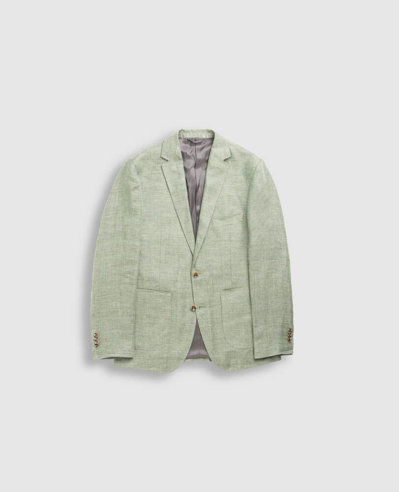 The Cascades Sports Fit Jacket, SAGE, Flat Lay