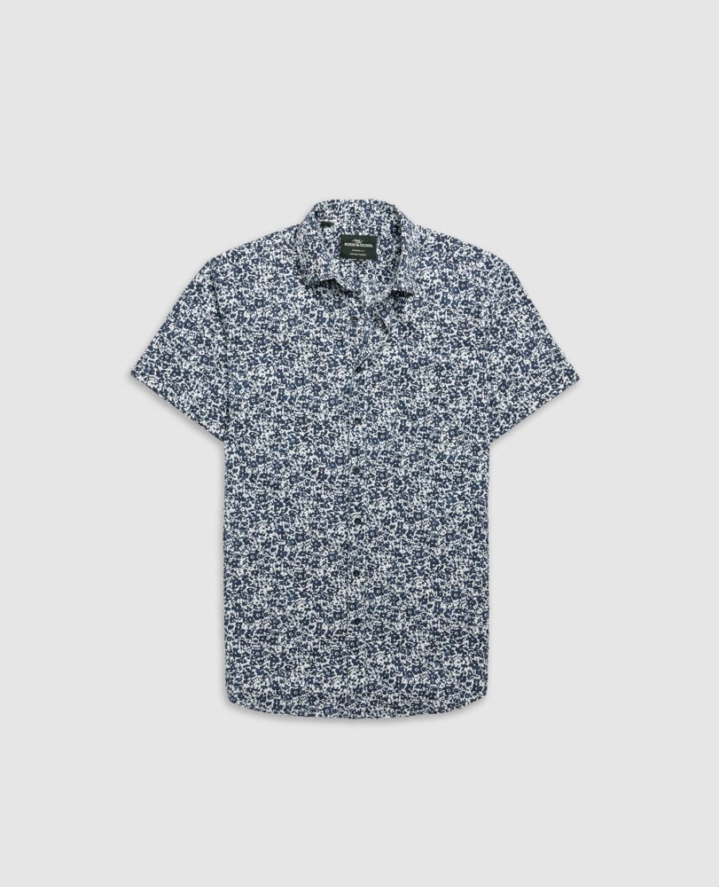 South Hampton Sports Fit Shirt, INK, Flat Lay