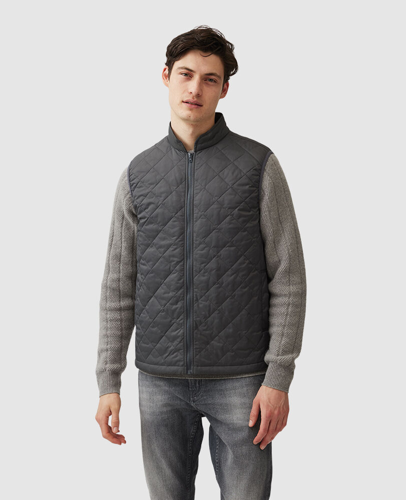 Manteau Mackford, CENDRE, Detail 3