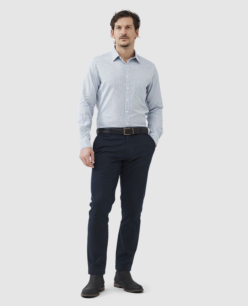 Chemise slim Beaumont, OCEAN, Off Front