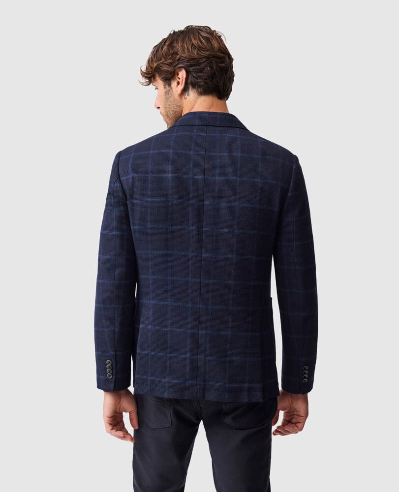 Campbell Point Sports Fit Jacket, MIDNIGHT, Back