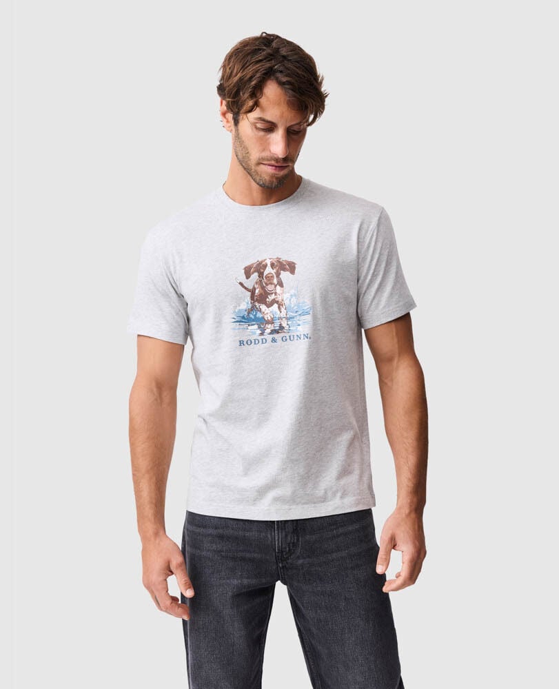 Gunners Track T-Shirt , PEBBLE, Front