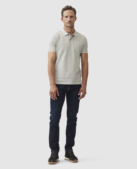 Banks Road Sports Fit Polo, STONE