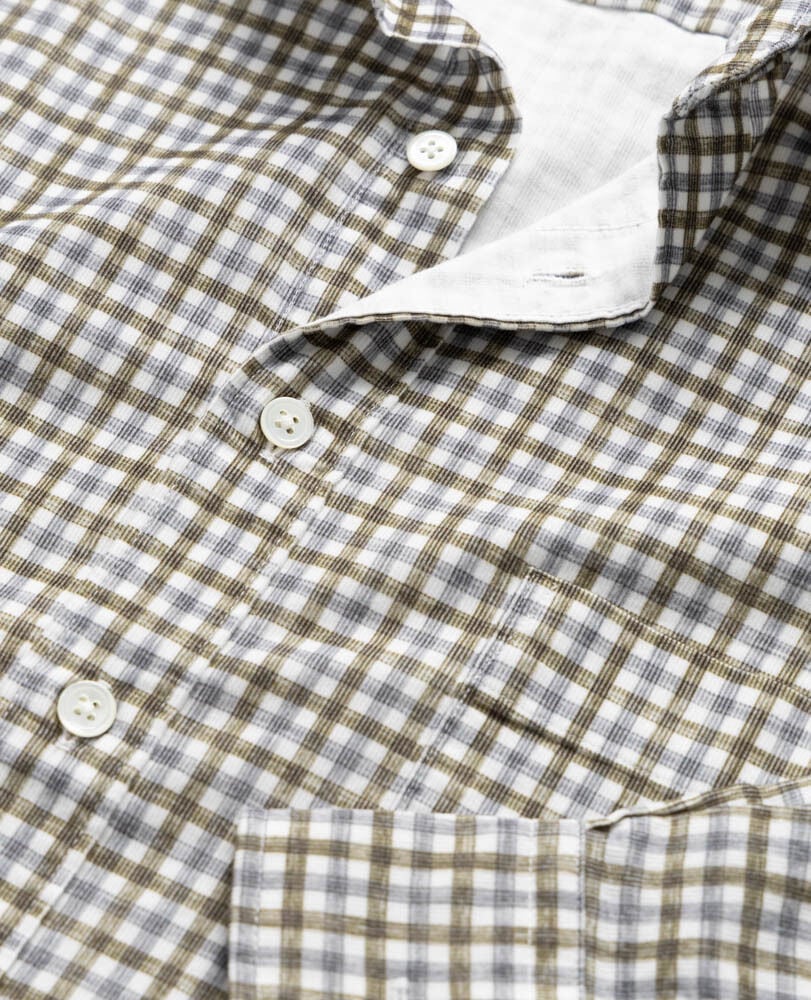 Gledknowe Sports Fit Shirt, OLIV, Detail 2