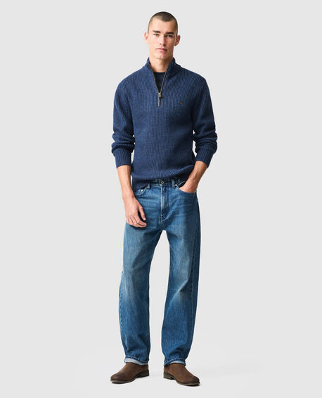 Huka Lodge Knit, NAVY MARLE