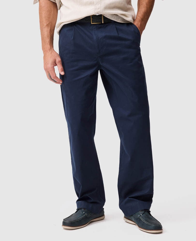 New Plymouth Relaxed Fit Pant, MIDNIGHT, Front