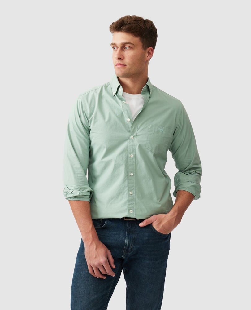 Hendrick Sports Fit Shirt, THYME, Front