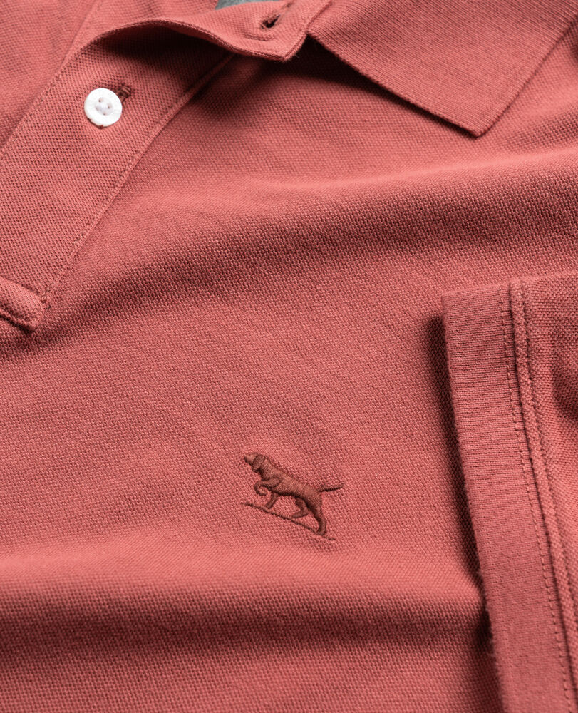 The Gunn Original Fit Polo, ROSE, Detail 3