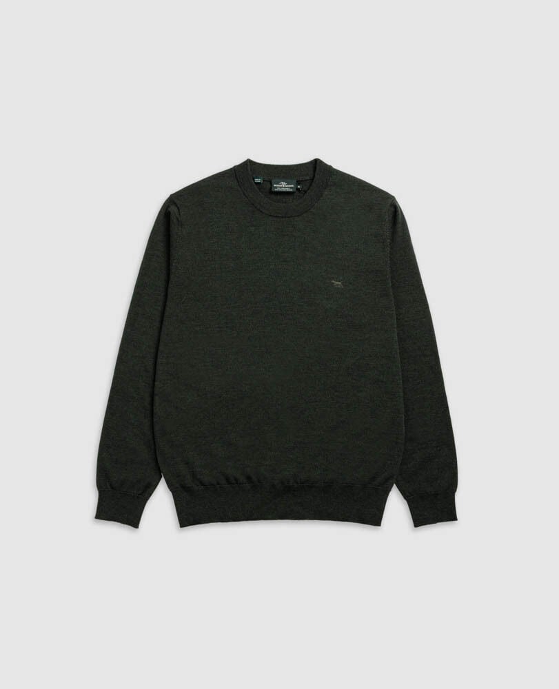 York Bay Knit, OAKMOSS, Flat Lay