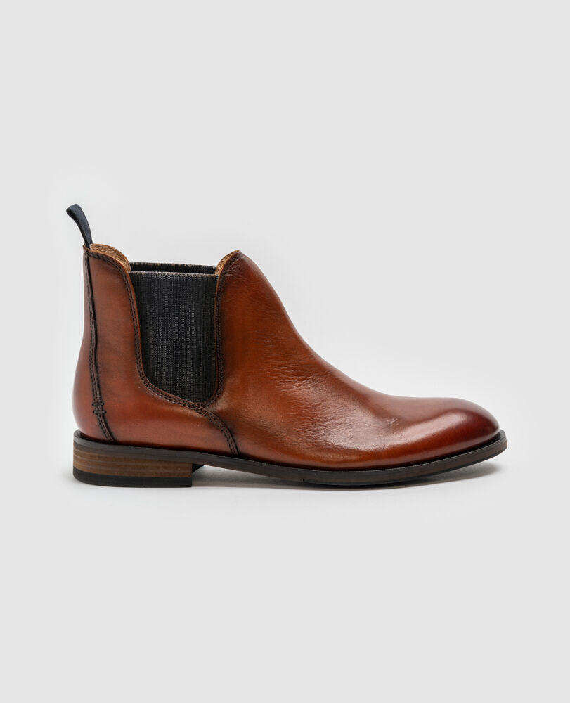 Kingsview Road Chelsea Boot, TAN, Front