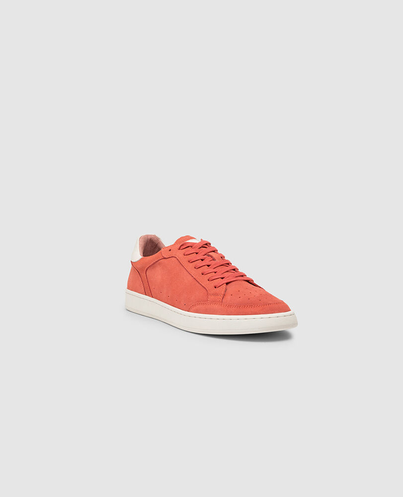 Sussex Street Sneaker, SALMON, Off Front