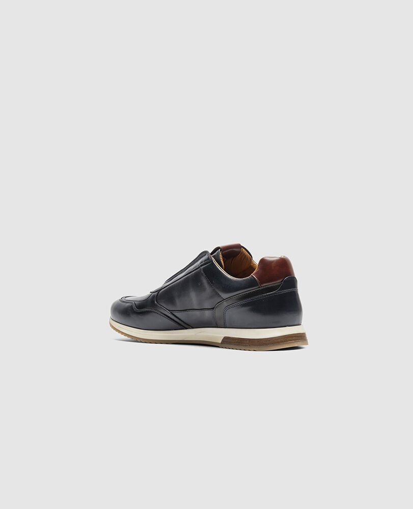Pegasus Slip On Sneaker, NAVY, Flat Lay