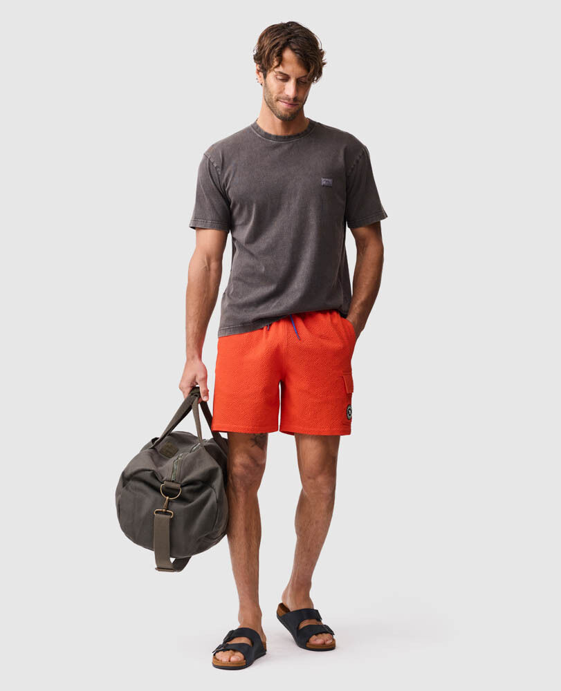 Winterton River Swim Short &middot; Sunset LG, SUNSET, Off Front